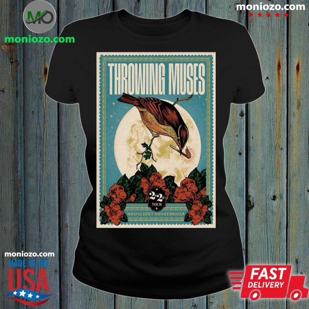 Throwing Muses Moonlight Concessions 2026 Tour Poster Shirt