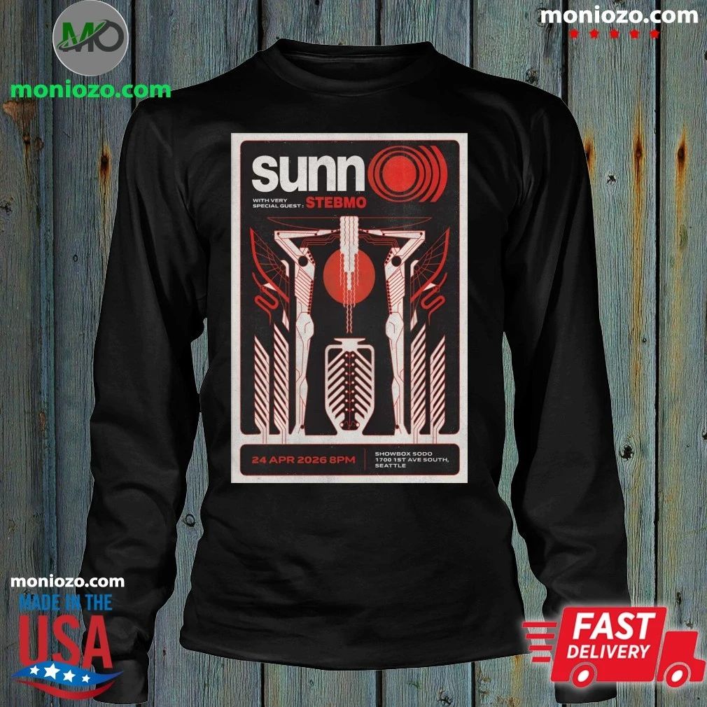 Original SUNN O))) 4 24 2026 Seattle WA Poster Shirt