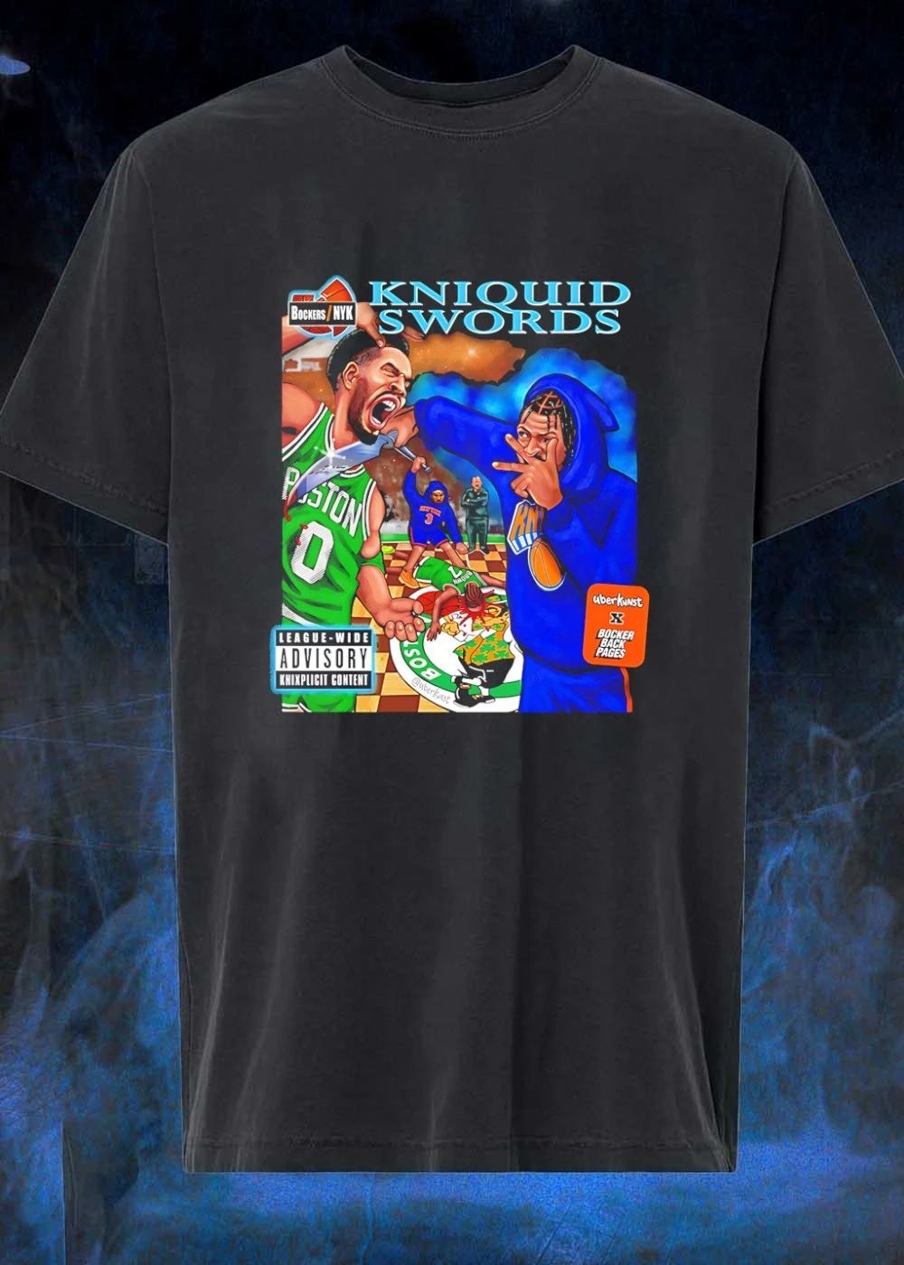 Kniquid Swords League Wide Advisory Knicks T-Shirt