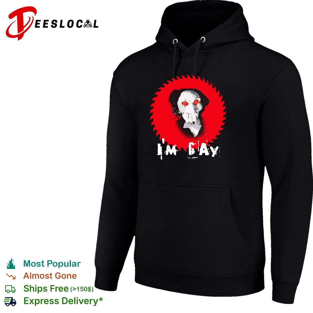 I’m Gay Saw Pride Jigsaw Billy the Puppet T-shirt