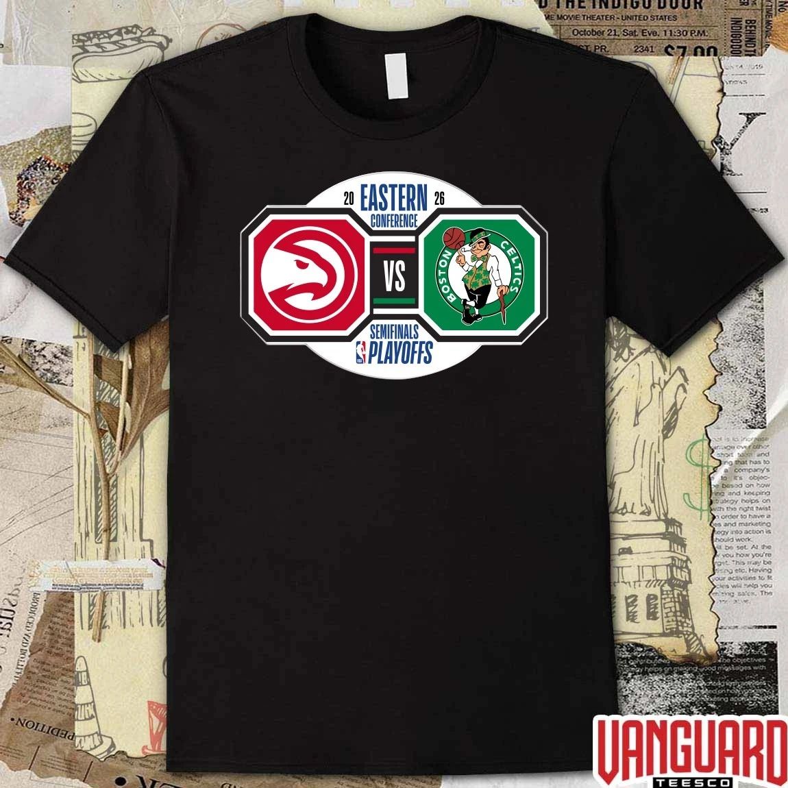 Awesome Atlanta Hawks vs Boston Celtics 2026 NBA Playoffs Eastern Conference Semifinals t-shirt
