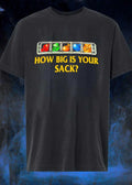 How big is your sack World of Warcraft loot bag icon shirt