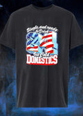 American flag single and ready to drink 24 ice cold domestics shirt
