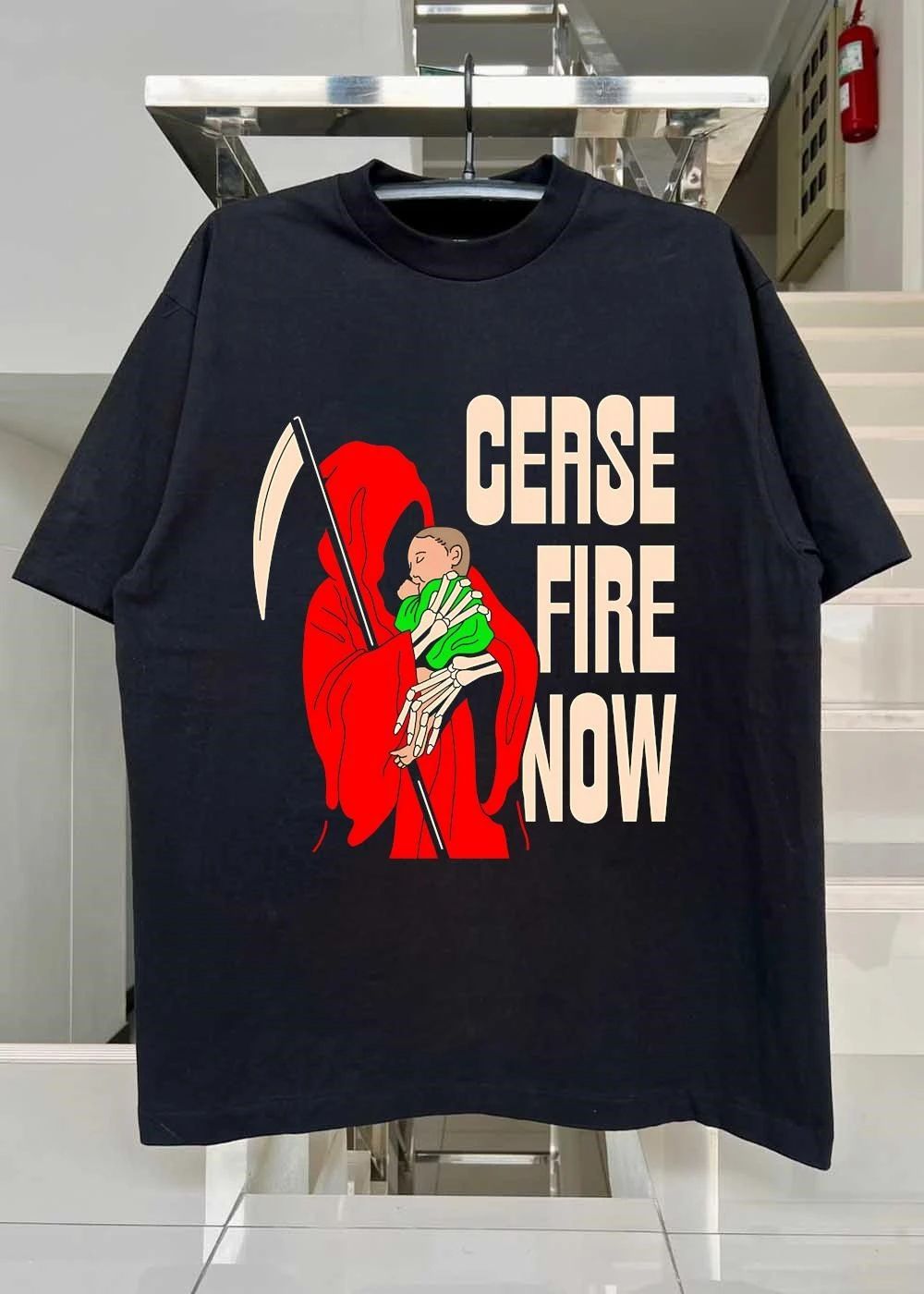Death ceasefire now shirt