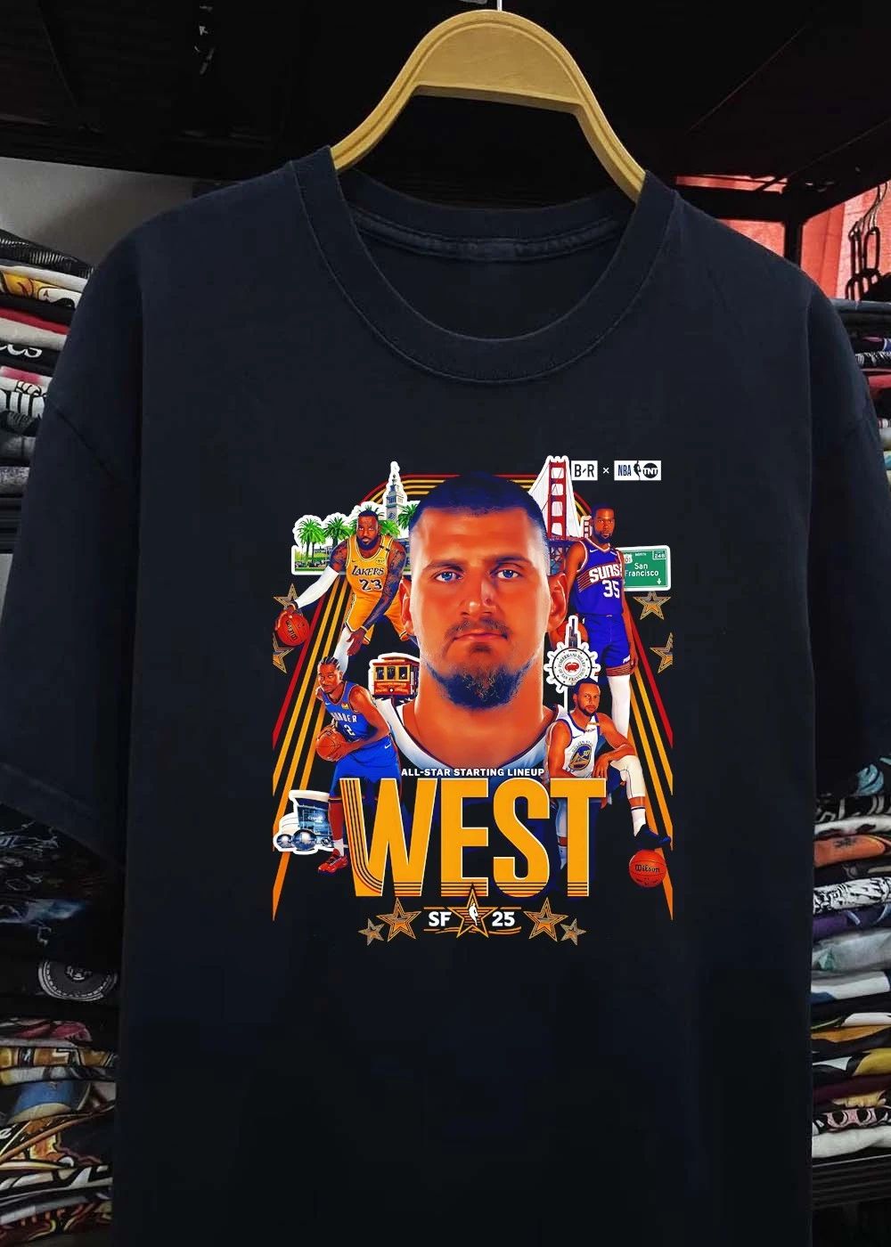 All-star Starting Lineup West 2026 basketball shirt