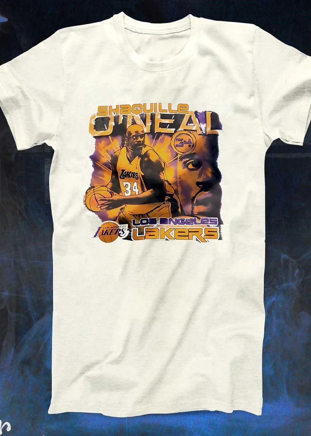 Los Angeles Lakers Shaquille O’Neal Three Peat vintage shirt
