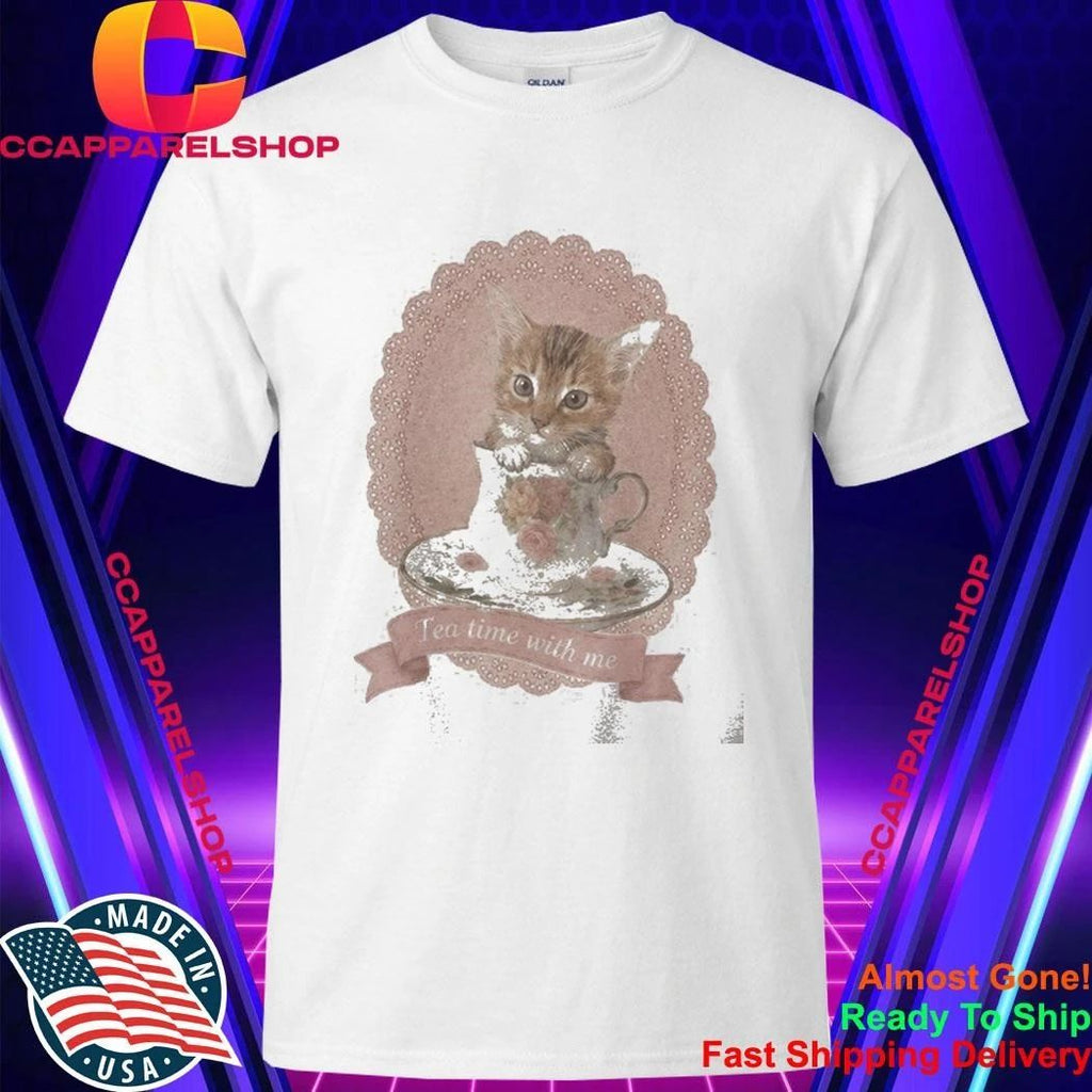 Nicholas Galitzine Adam Coquette Teacup Kitten Cat Shirt