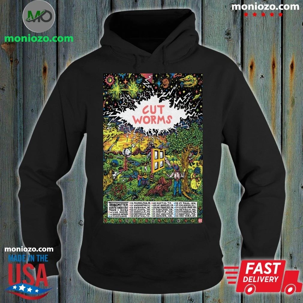 Original Cut Worms North American 2026 Tour Poster T-Shirt
