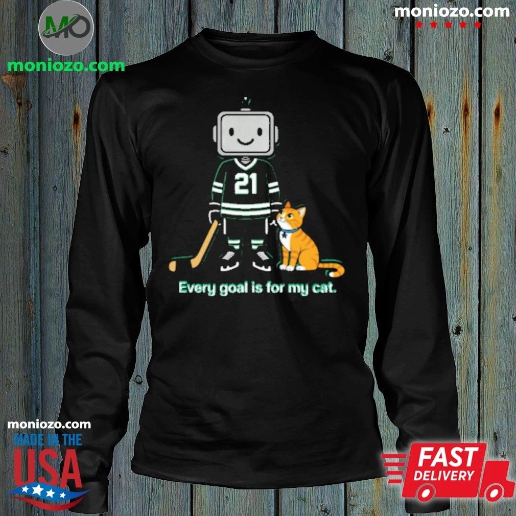 Jason Robertson Cat Dallas Hockey T-Shirt