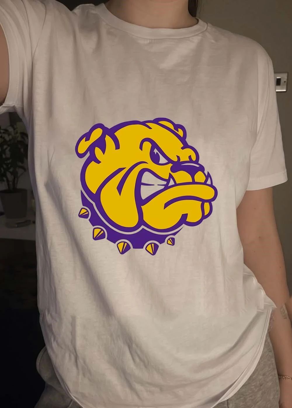 Bulldog Apparel Fierce Mascot Head Athletics Sports Team shirt