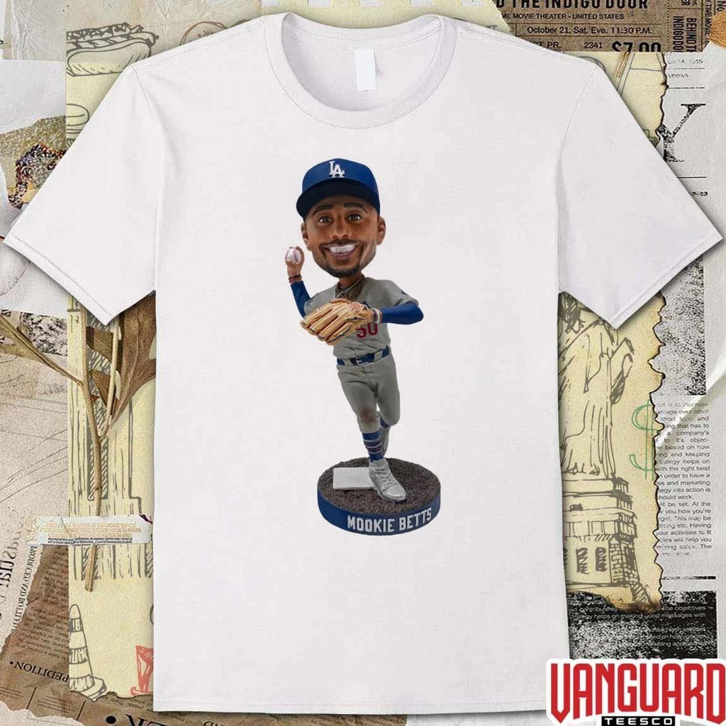 Dodgers Mookie Betts Game 7 Double Play Bobblehead 2026 Giveaway t-shirt