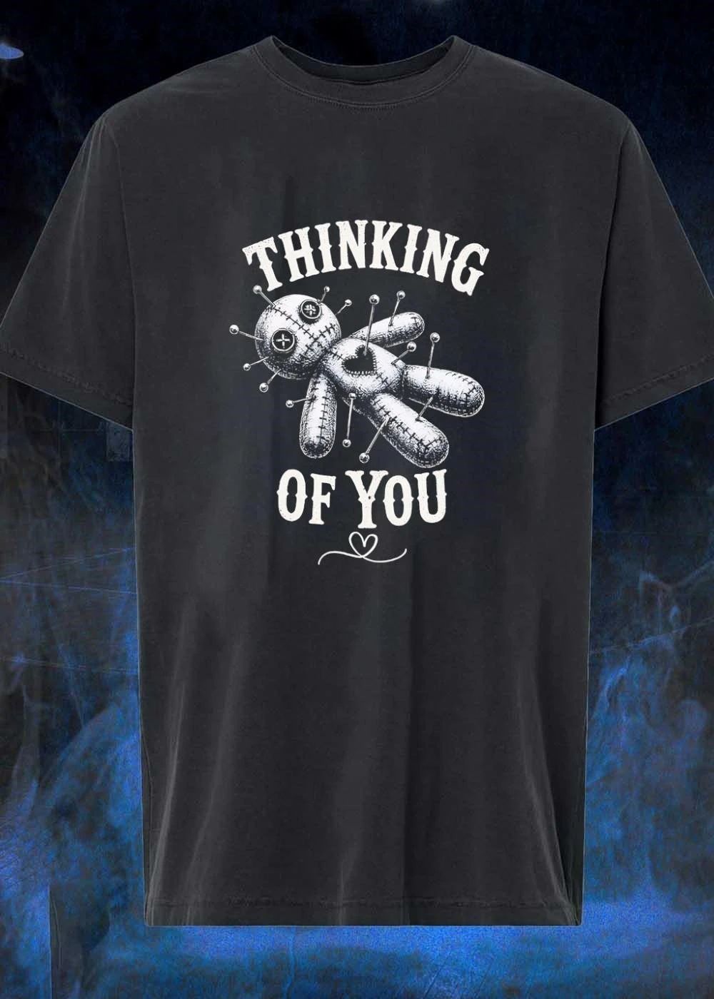 Thinking of You Voodoo Doll Cotton T-Shirt