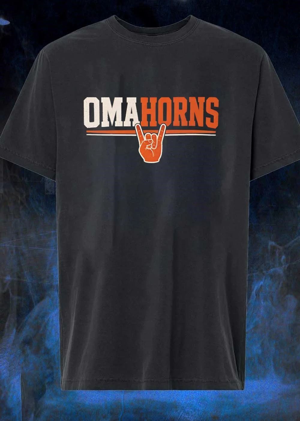 Fan Gear Hook em OmaHorns Hand Sign T-Shirt