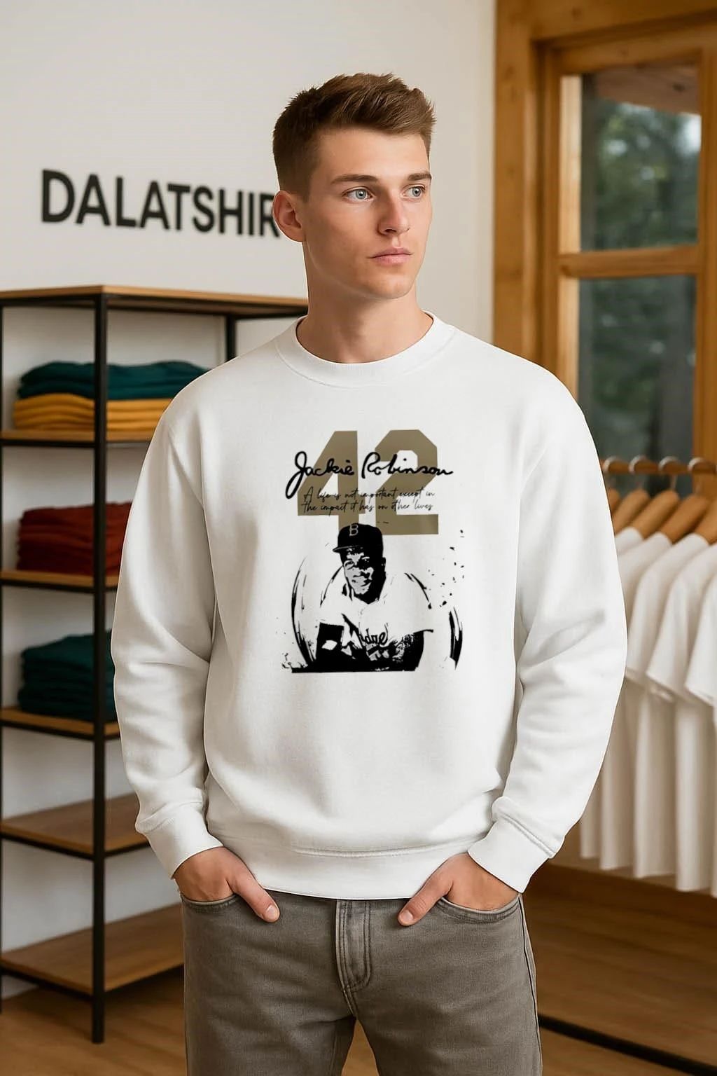 New LA Dodgers Honoring Jackie Robinson #42 Special shirt