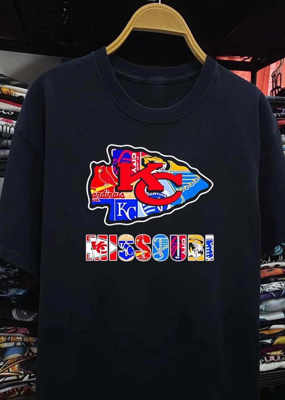 Chiefs Royals Cardinals Blues Sporting arrowhead logo shirt