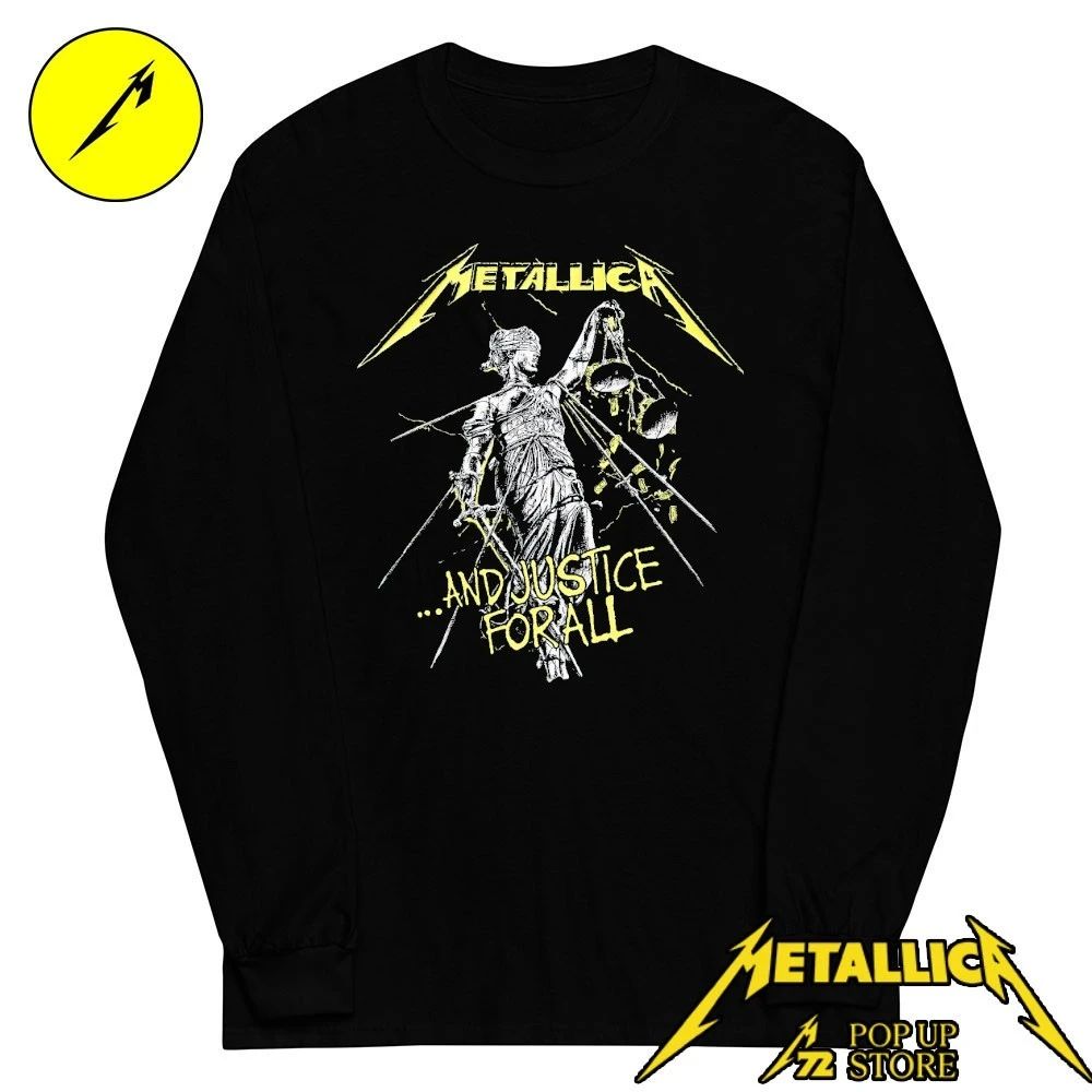 Metallica Pop-Up Shop M72 European World Tour 2026 And Justice For All Shirt