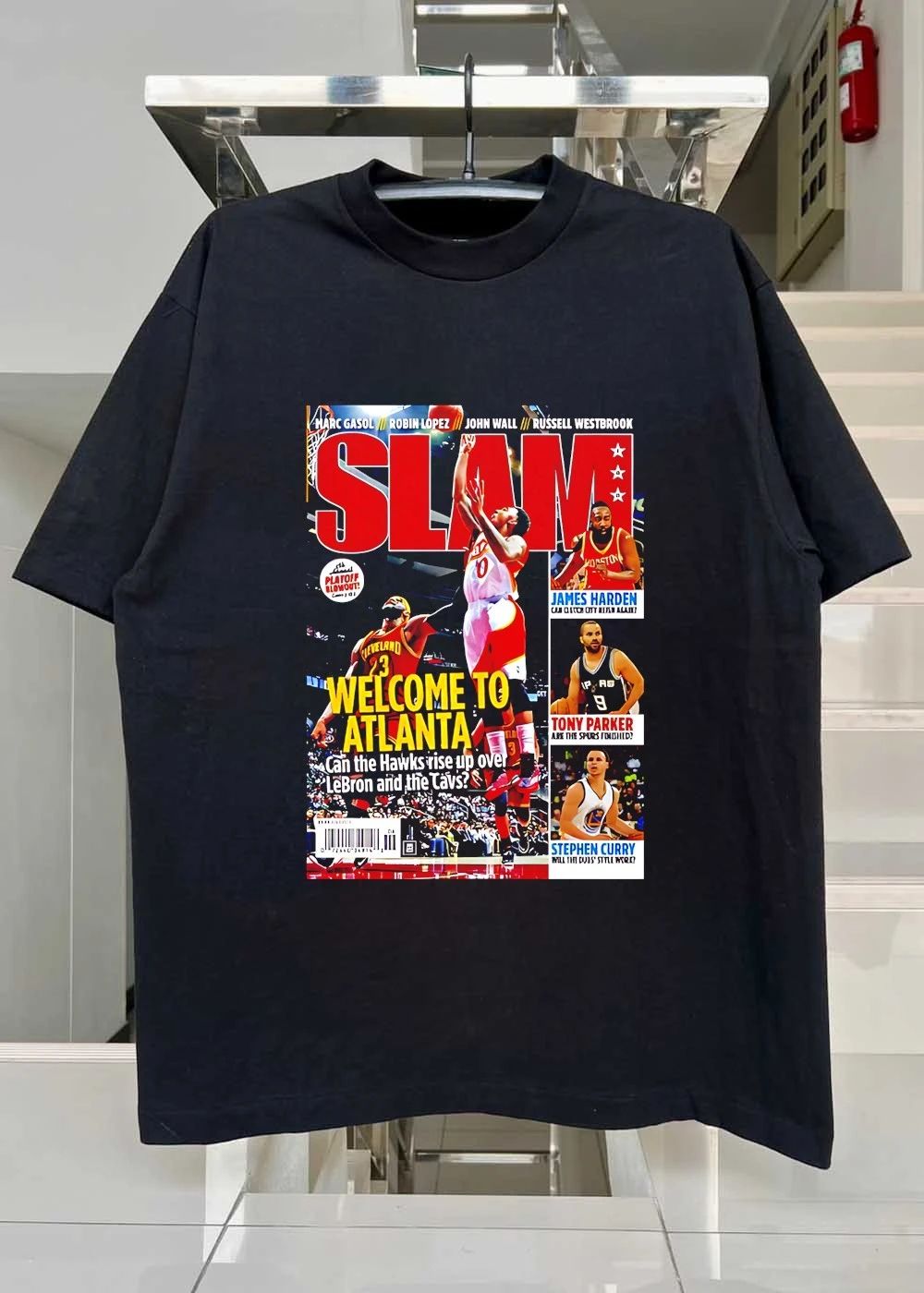Atlanta Hawks NBA SLAM shirt