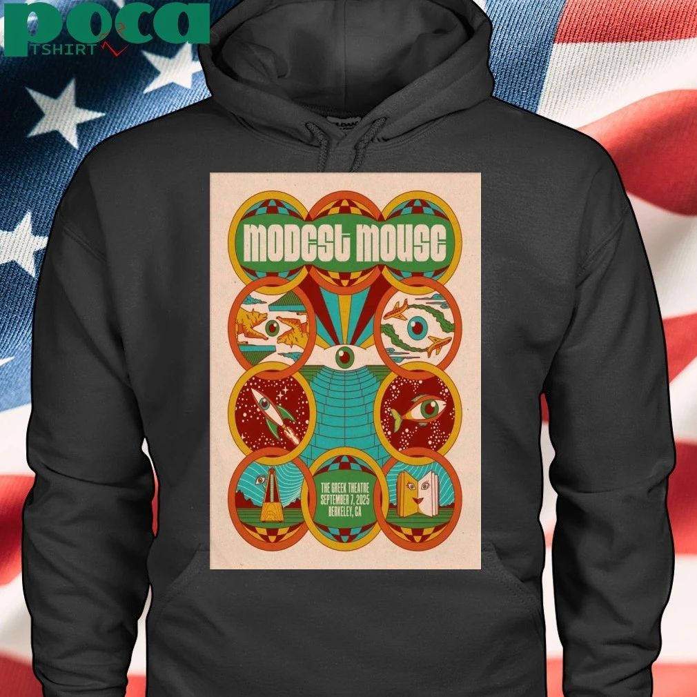 Modest Mouse Sept 7 2025 The Greek Theatre In Berkeley CA Poster T-shirt