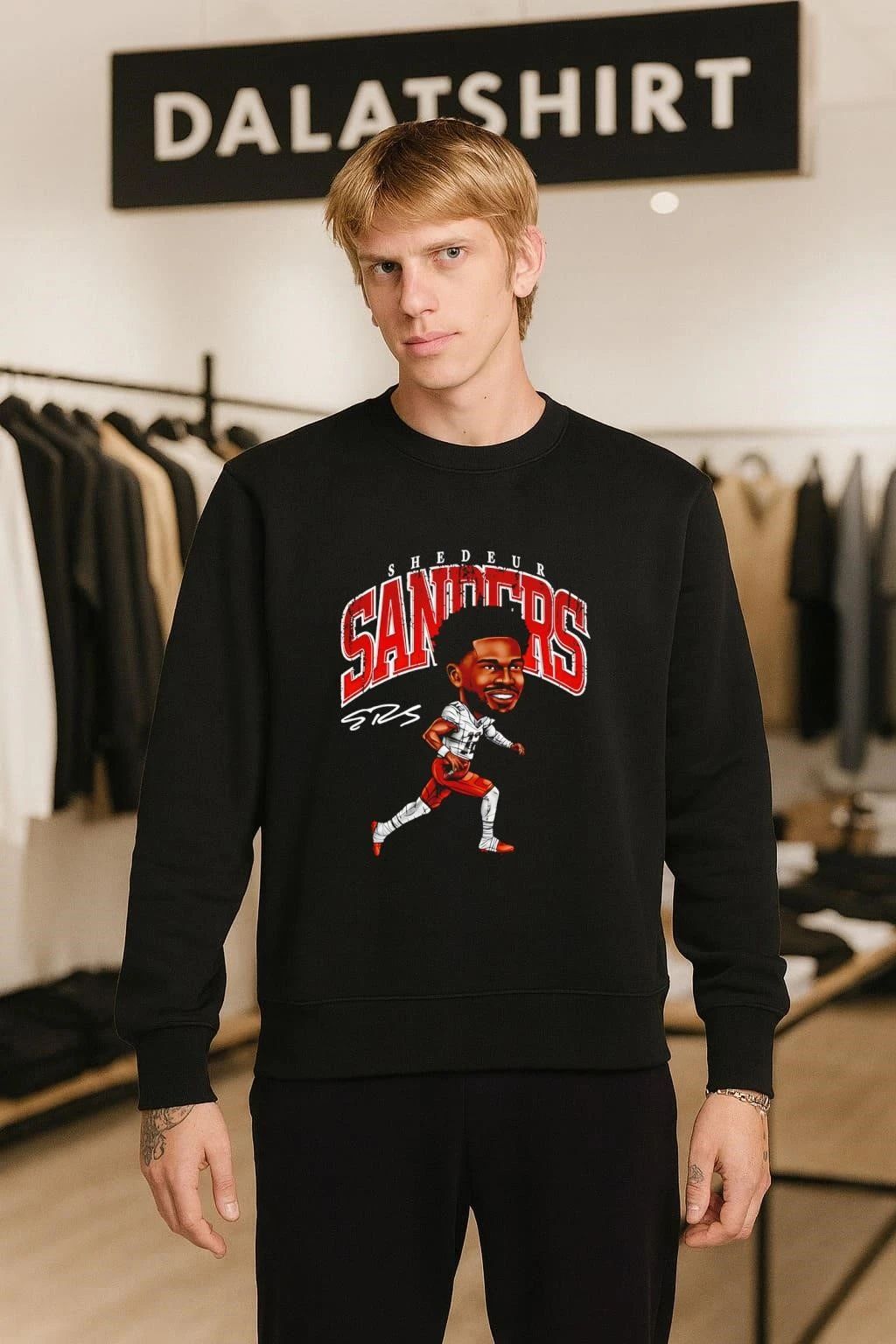 Shedeur Sanders Cleveland Cartoon funny shirt
