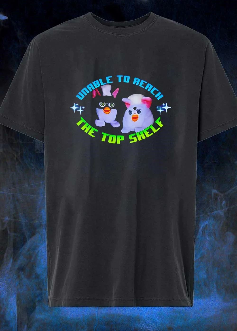 Unable to Reach the Top Shelf Furby T-Shirt