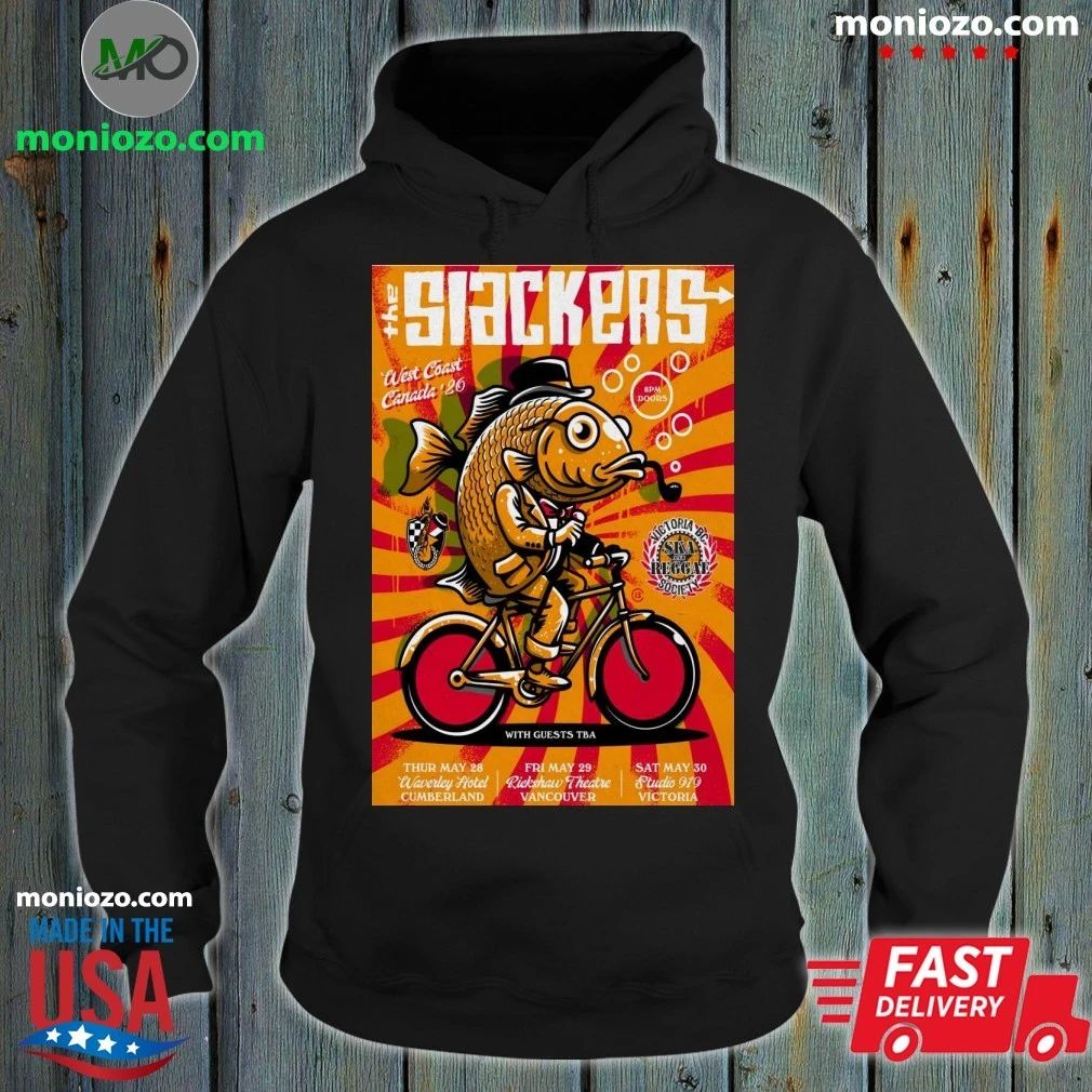 Original The Slackers 2026 West Coast Canada Tour Poster Shirt