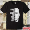 2026 Elon Musk I Vowed To Destroy The Woke Mind Virus t-shirt