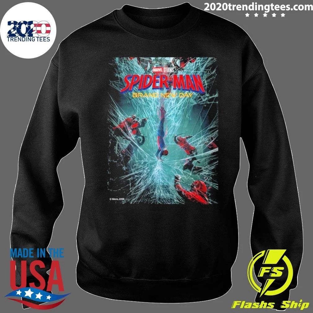 Spider-Man Brand New Day Spider-Man Vs The Hand Web Tornado Shirt