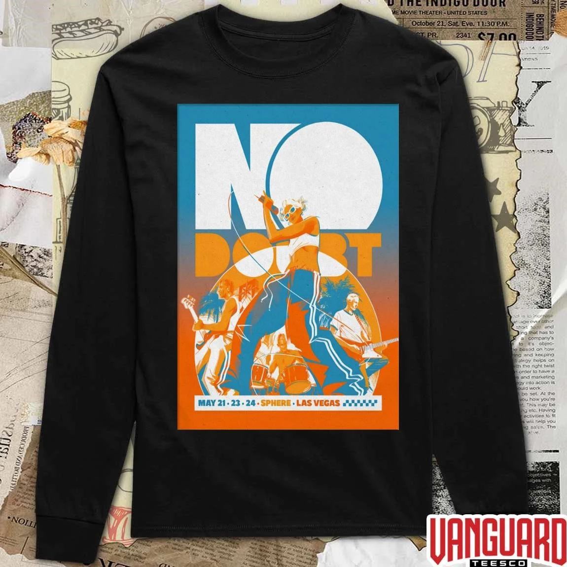 No Doubt May 21-24 2026 Sphere Las Vegas Event Poster t-shirt
