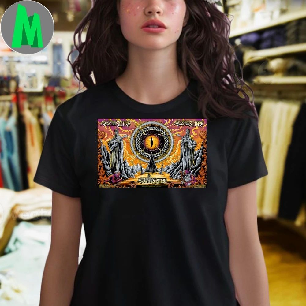 Poster Billy Strings Oct 31 2022 Presents Away From The Shire Halloween Asheville, NC Shirt