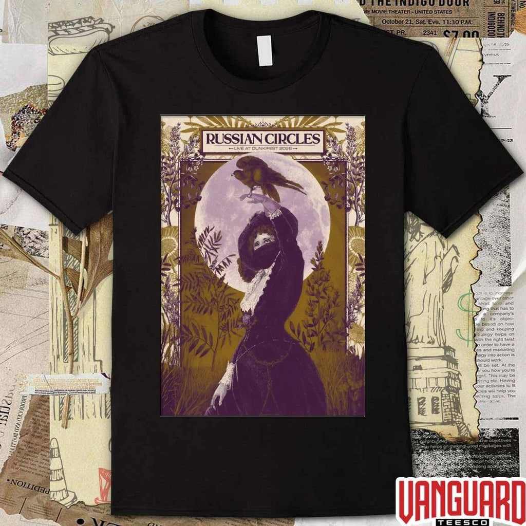 Russian Circles Live At Dunk Fest May 14 2026 In Zottegem Belgium Poster t-shirt
