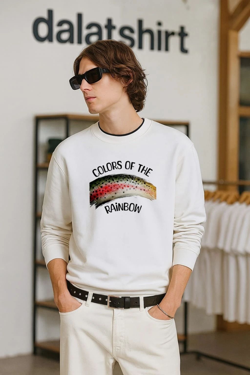 Colors Of The Rainbow Rainbow Trout Fish shirt