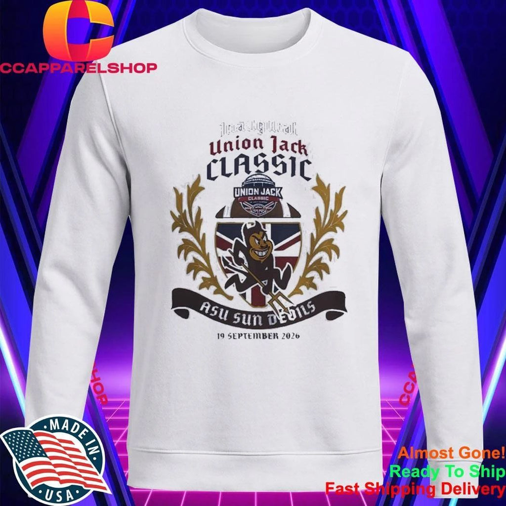 Arizona State Sun Devils Inaugural Union Jack Classic London 2026 football Shirt
