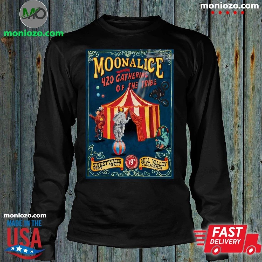 Original Moonalice April 19 2026 Sweetwater Music Hall in Mill Valley CA Poster Shirt