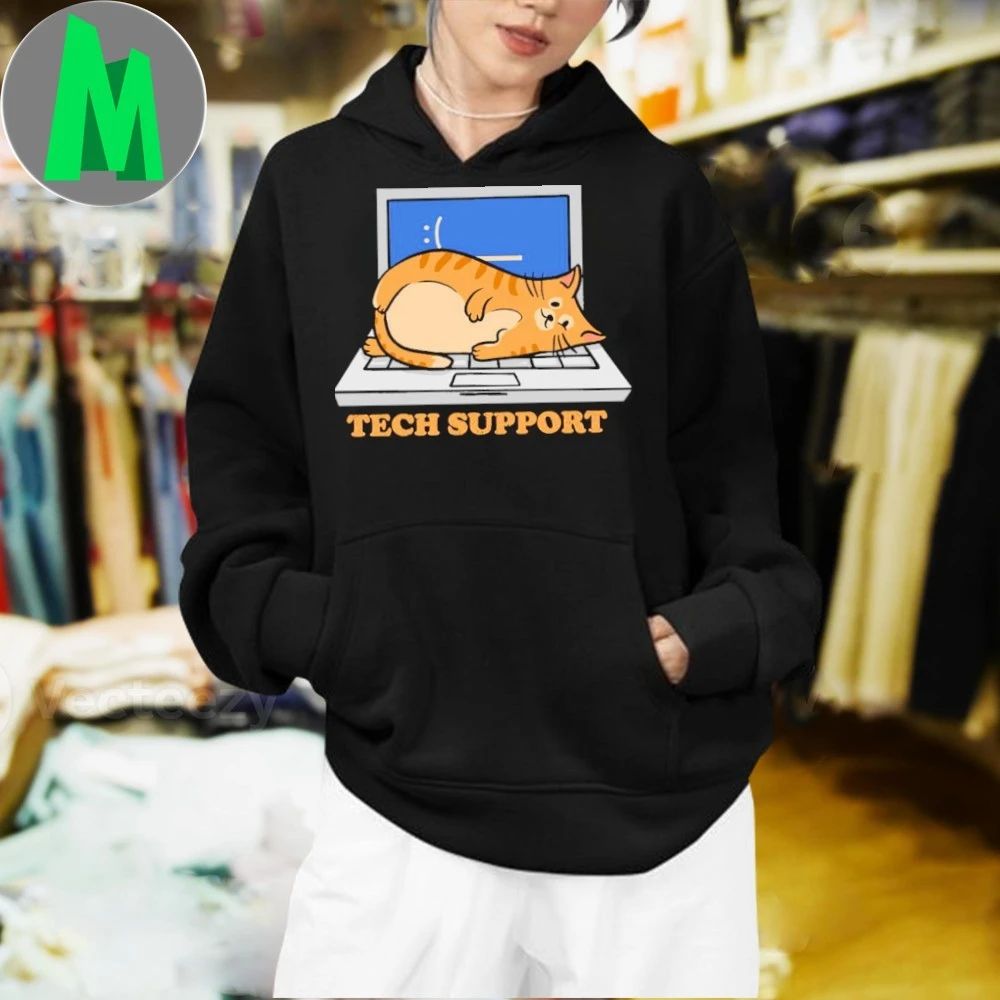 Tech Support Cat Shirt