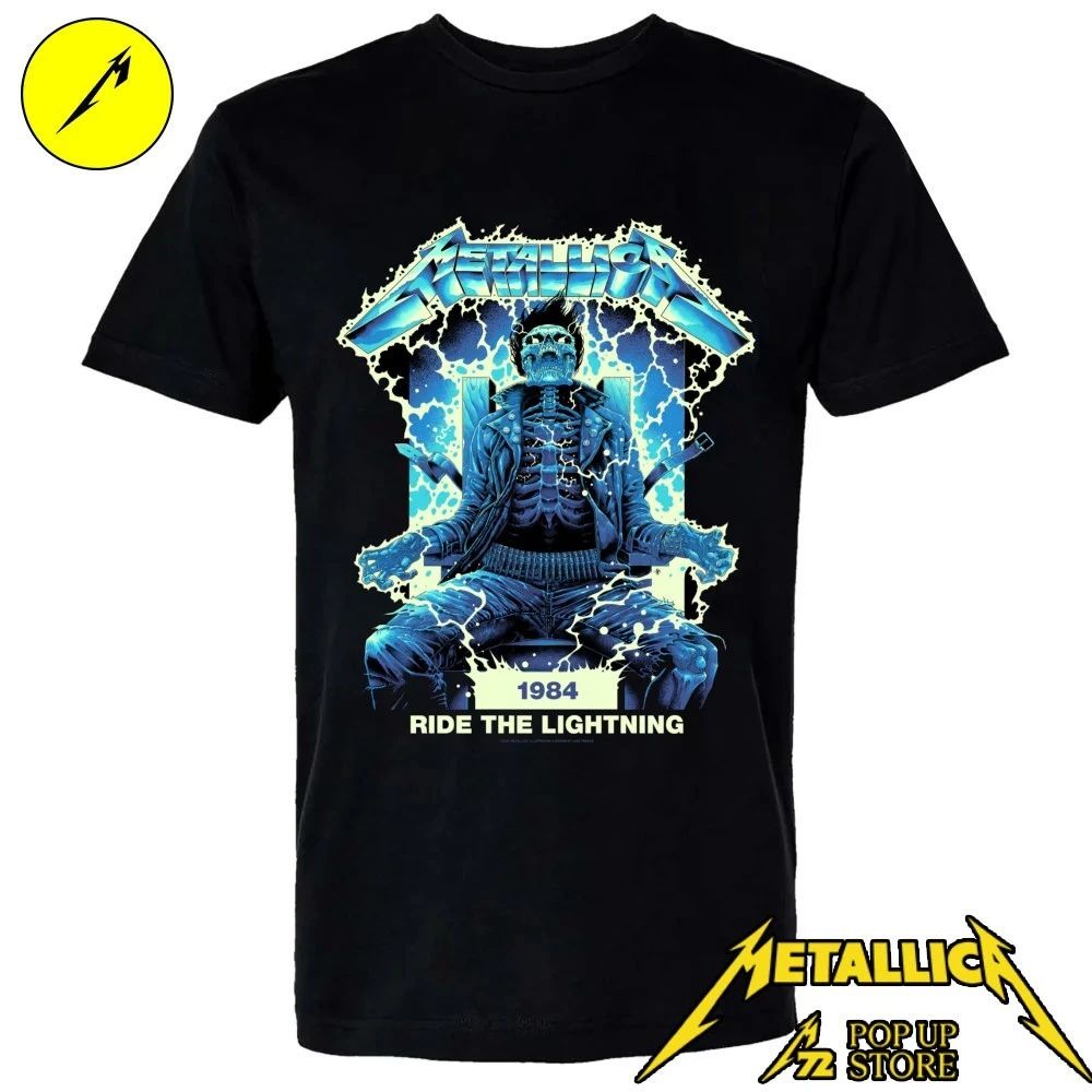 Metallica M72 Athens Pop Up Store 1984 Ride The Lightning Shirt