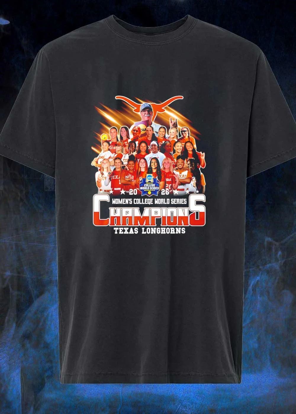 Texas Longhorns Women’s College World Series 2026 Champions Softball shirt