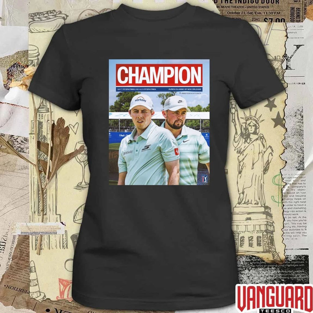 Matt and Alex Fitzpatrick 2026 Zurich Classic of New Orleans PGA Tour Poster t-shirt