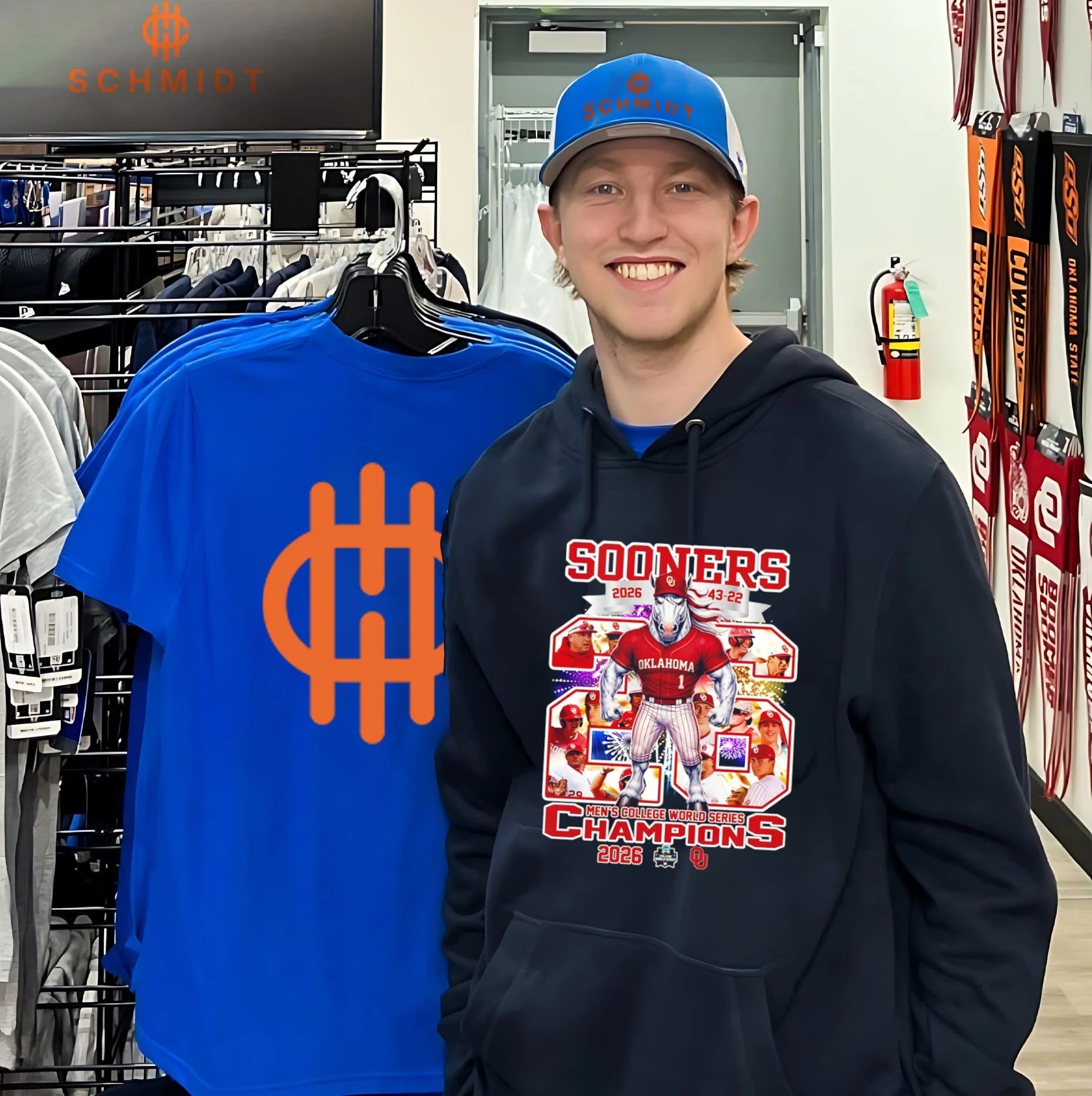 Oklahoma Sooners 2026 Men’s College World Series Champions shirt