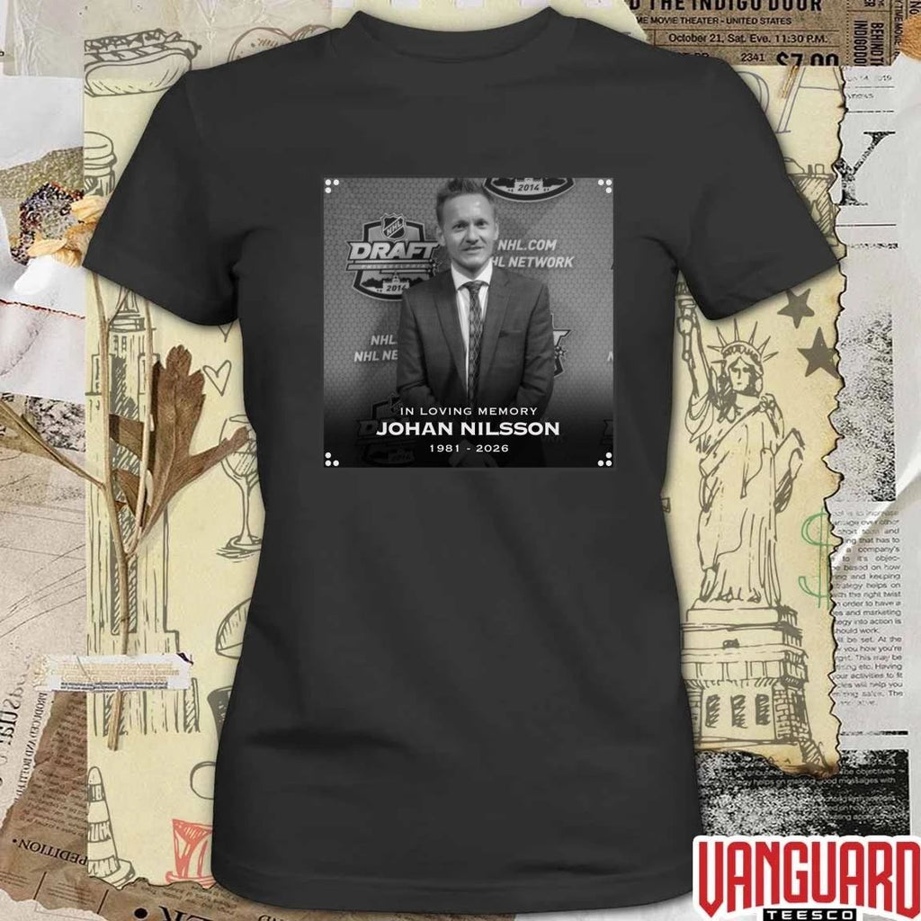 In Loving Memory Johan Nilsson 1981 – 2026 DailyEIHL Poster t-shirt