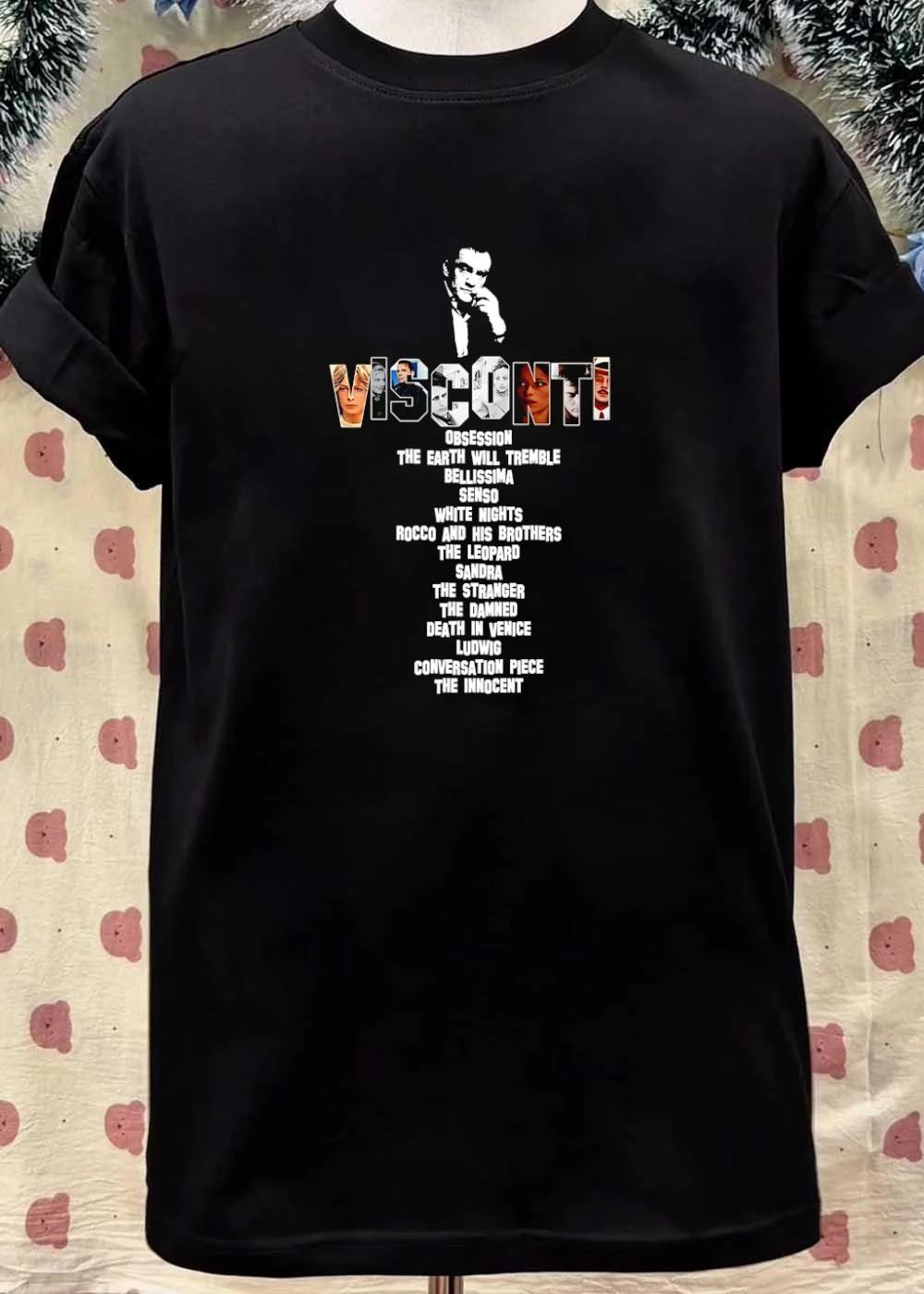 Luchino Visconti Filmography List of Iconic Cinematic Works T-Shirt