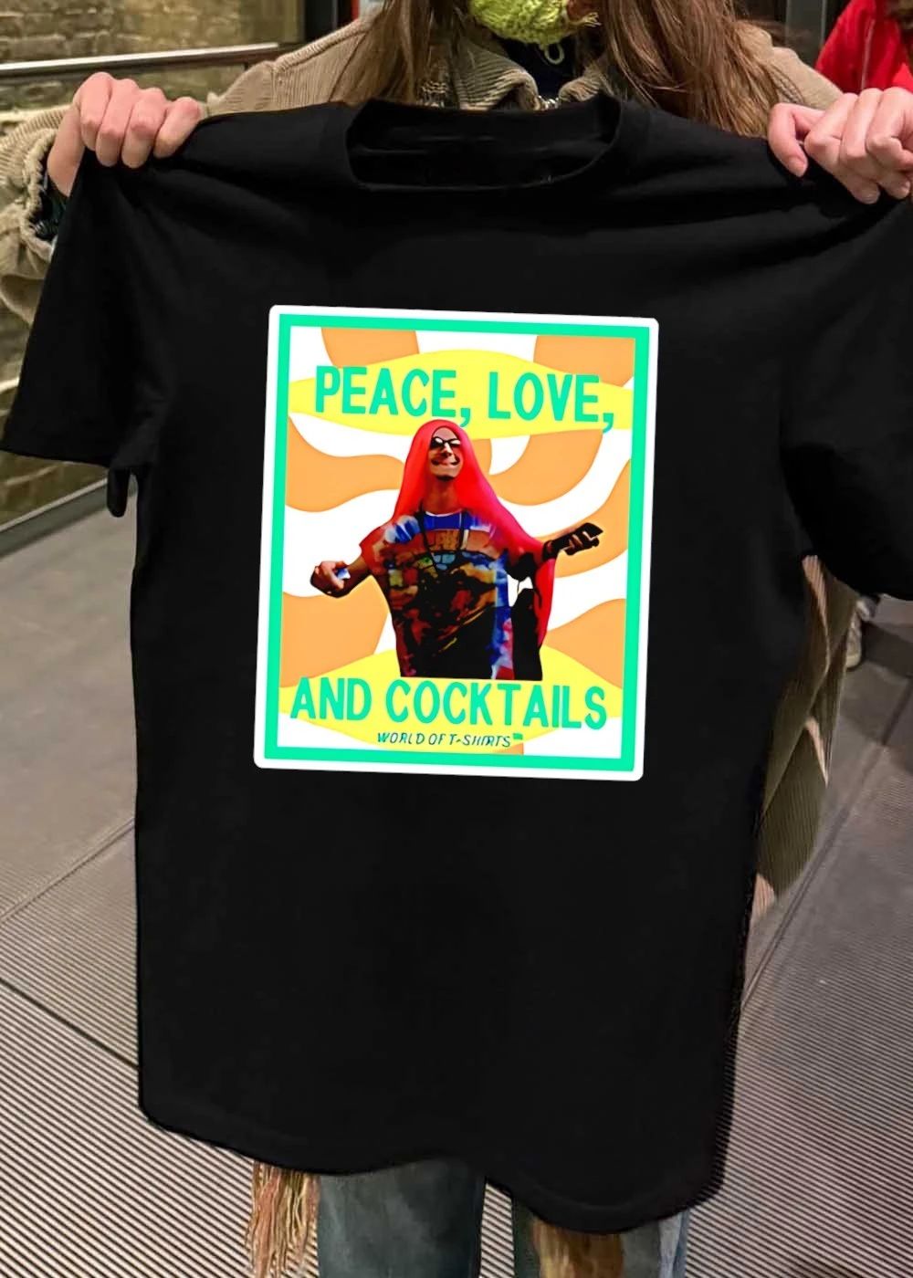 Worldoftshirts Peace Love And Cocktails shirt