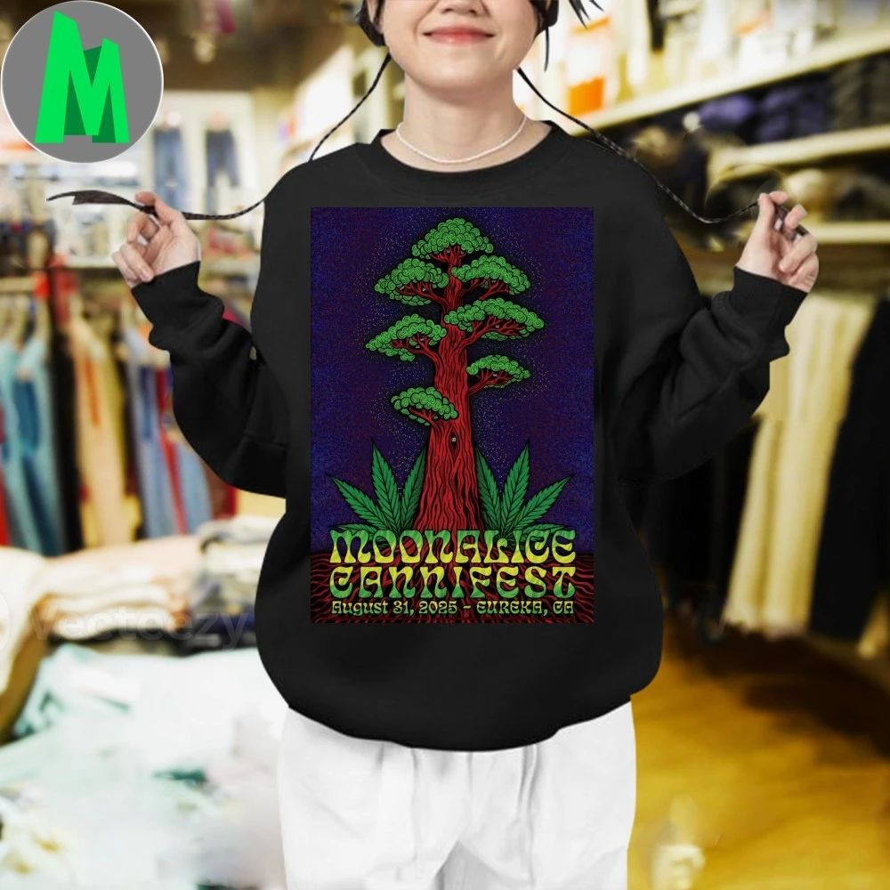 Moonalice August 31 2025 Cannifest In Eureka CA Poster Shirt