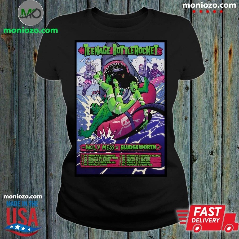 Teenage Bottlerocket 2026 Spring Shows Poster T-Shirt
