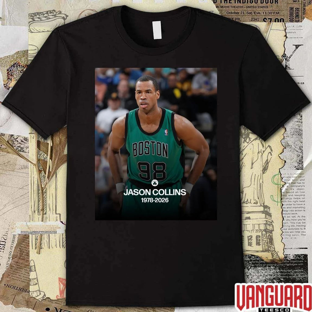 RIP Jason Collins 1978 – 2026 Boston Celtics Poster t-shirt