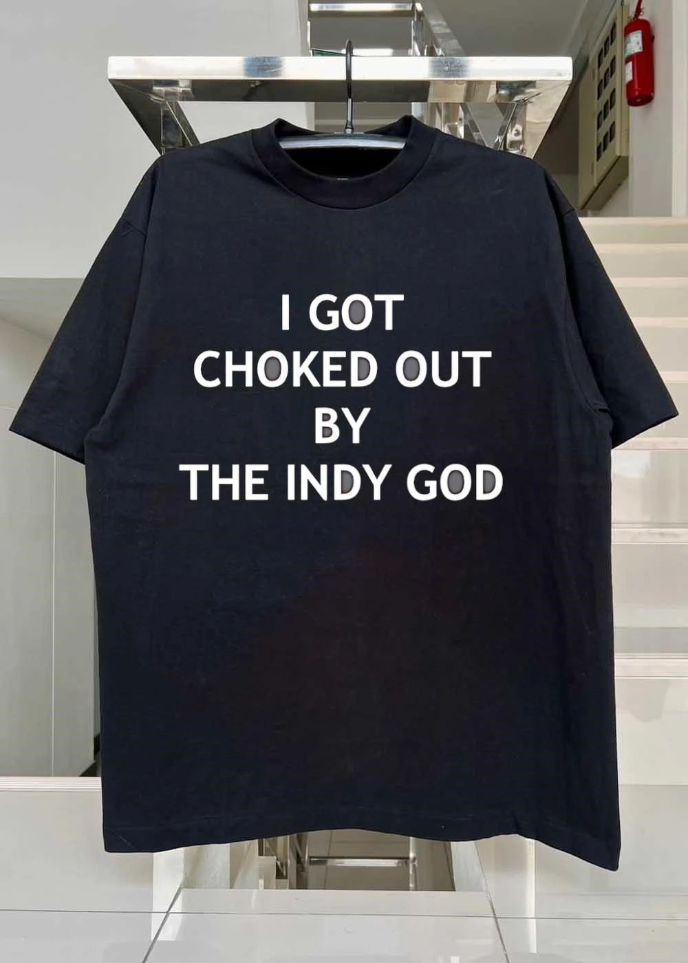 Indy God I Got Choked Out by shirt