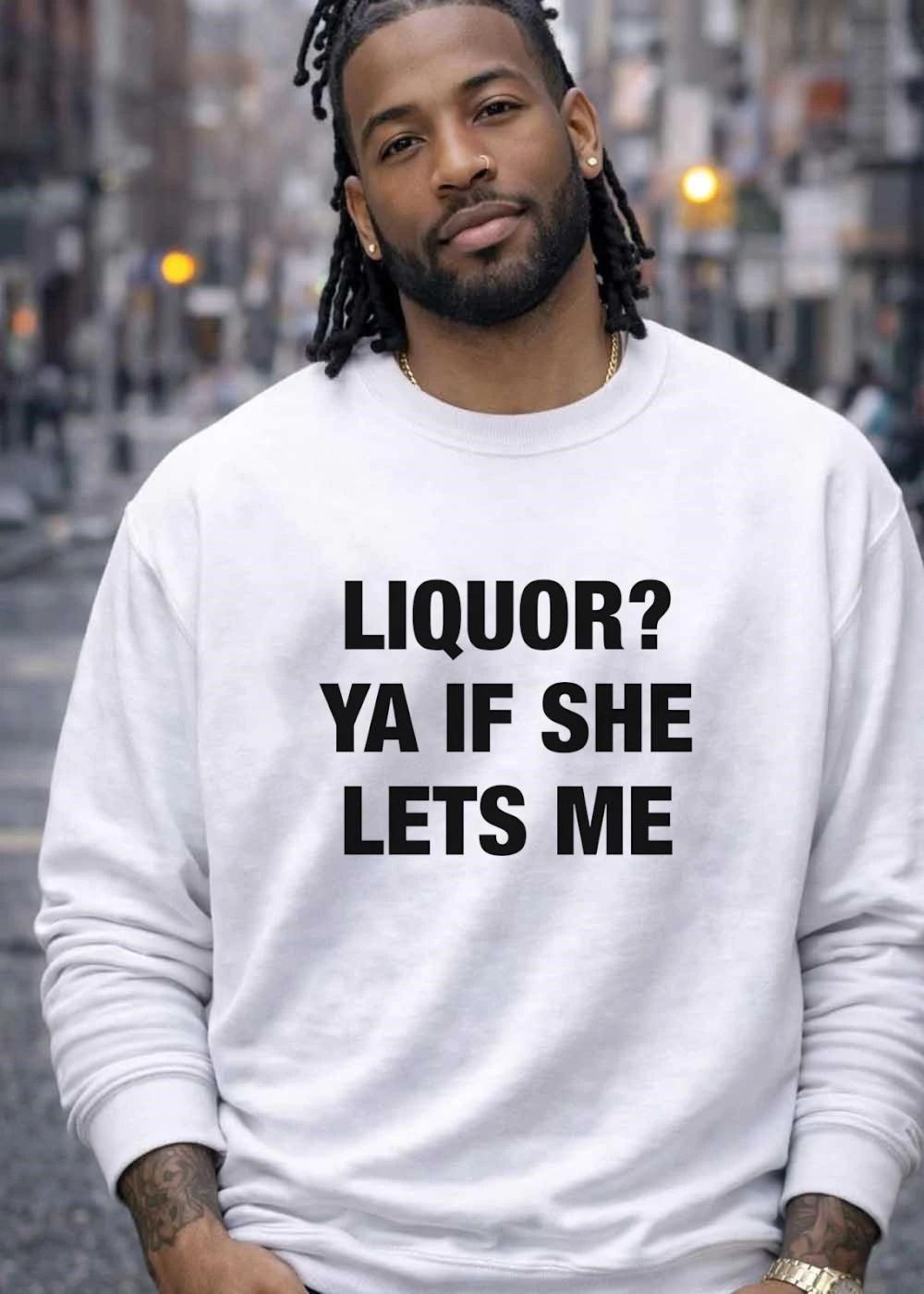 Humorous Apparel Liquor Ya if She Lets Me shirt