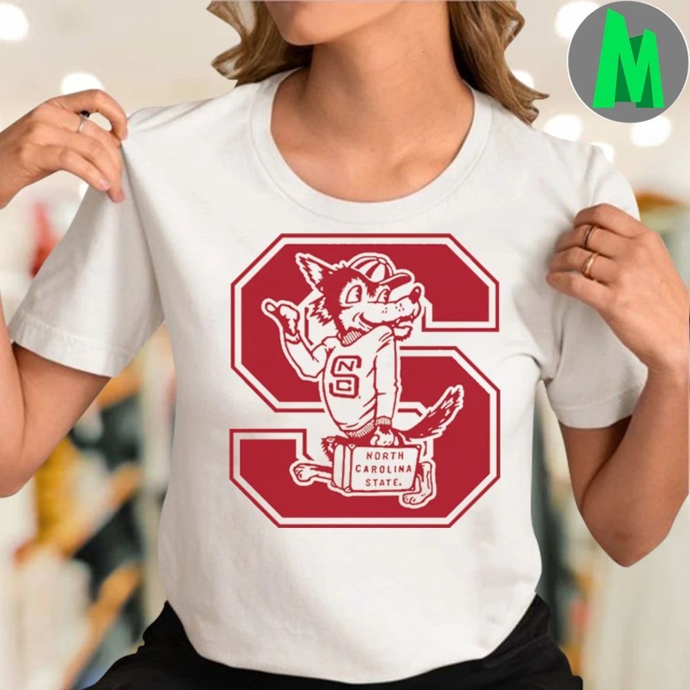 NC State Wolfpack Vintage Wolf Logo Shirt