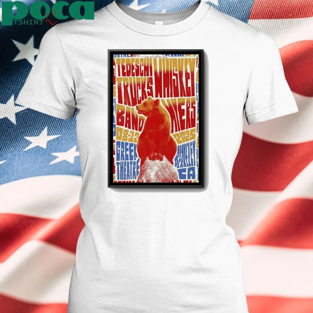 Funny Tedeschi Trucks Band Show 2025 Berkeley CA Poster shirt