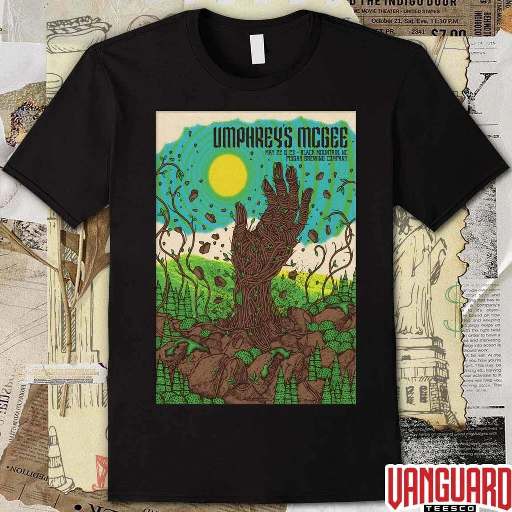 Umphrey’s McGee In Black Mountain NC Pisgah Brewing Company On May 22-23 2026 Event Poster t-shirt