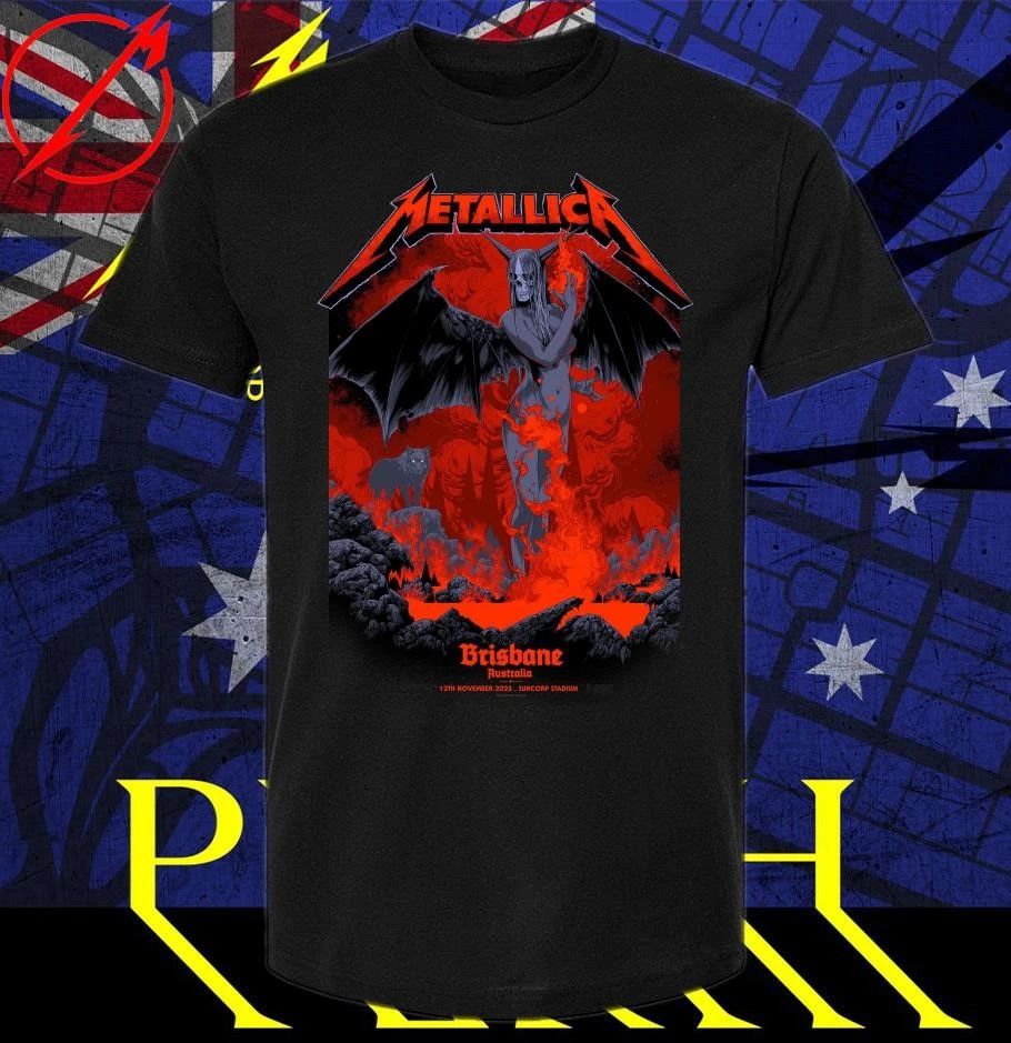 Metallica M72 Brisbane Australia Pop Up Shop Limited T-Shirt